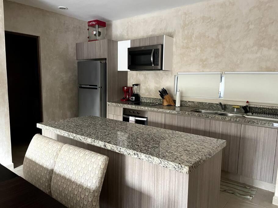 Departamento Dentro De Aldea Zama Apartment Tulum Ngoại thất bức ảnh