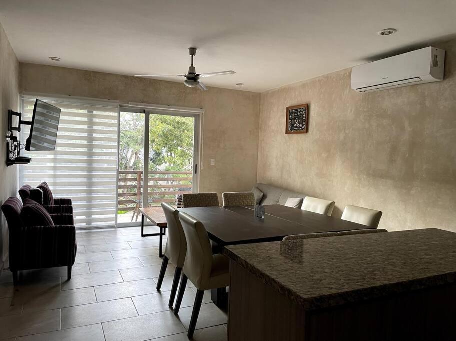 Departamento Dentro De Aldea Zama Apartment Tulum Ngoại thất bức ảnh